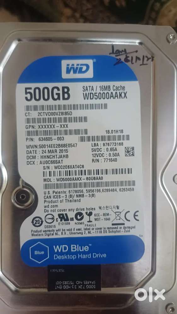 500 gb Hard-drive