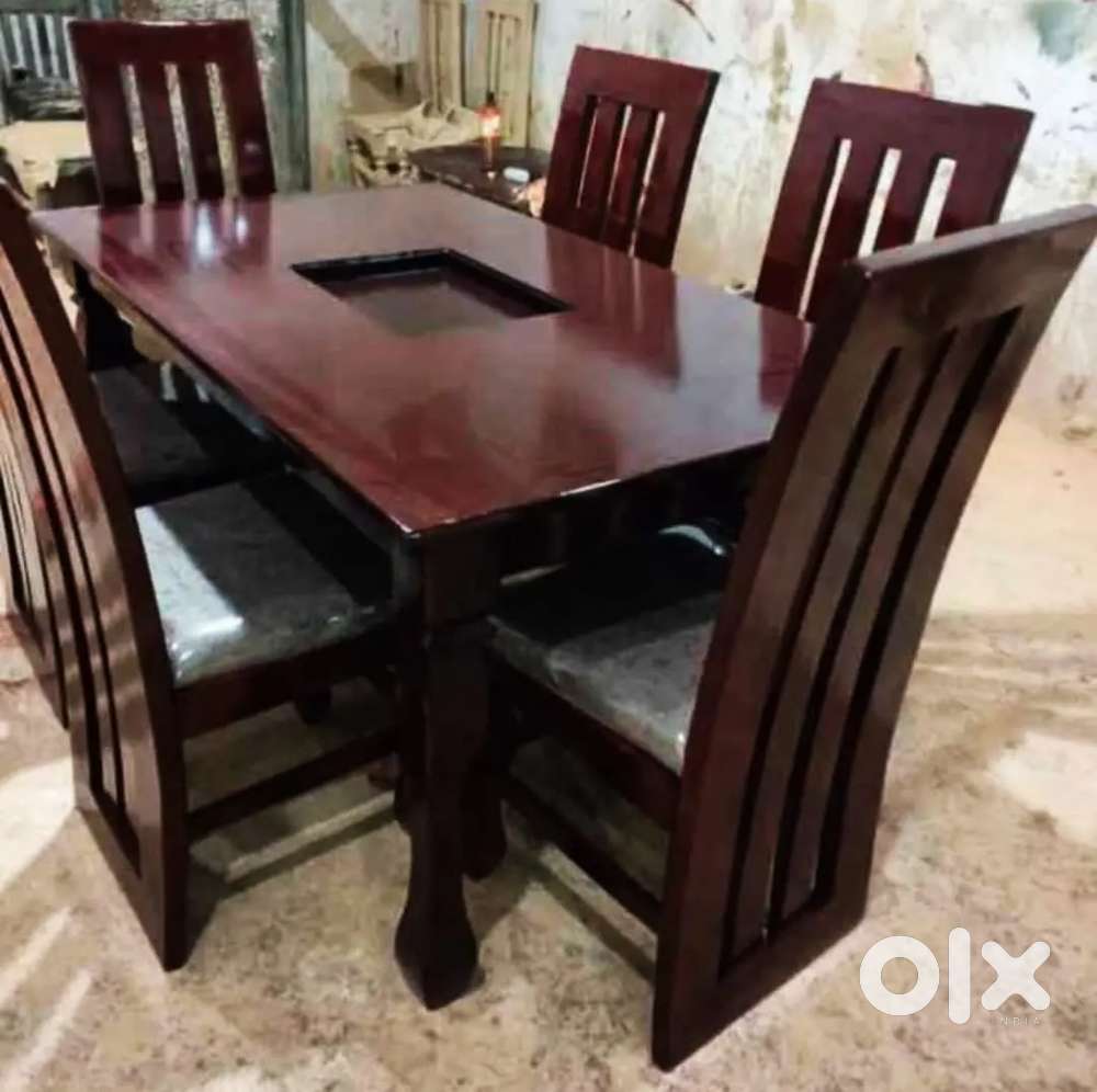 Brand new 6 seater wooden daining table in wholesale price cod availab