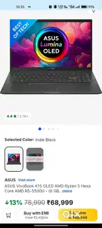 Asus vivobook OLED laptop