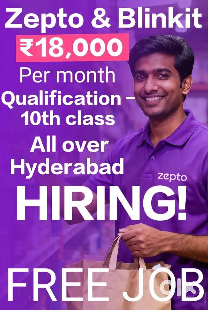 Picker and packer inside work all over Hyderabad