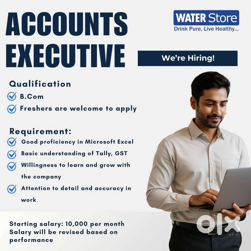 Accounts Executive – Water Store Company