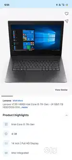 Lenovo Notebook 81hq