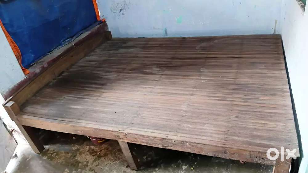 Wooden Bed King Size (Chowki)