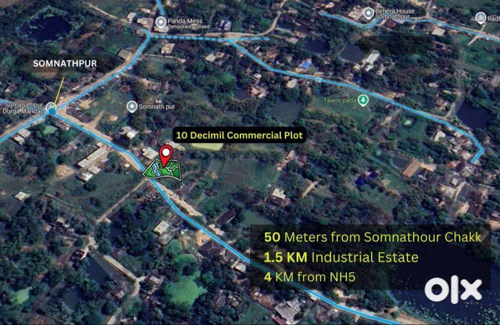 10 Decimil Commercial Plot for Sale in Somnathpur Chakk