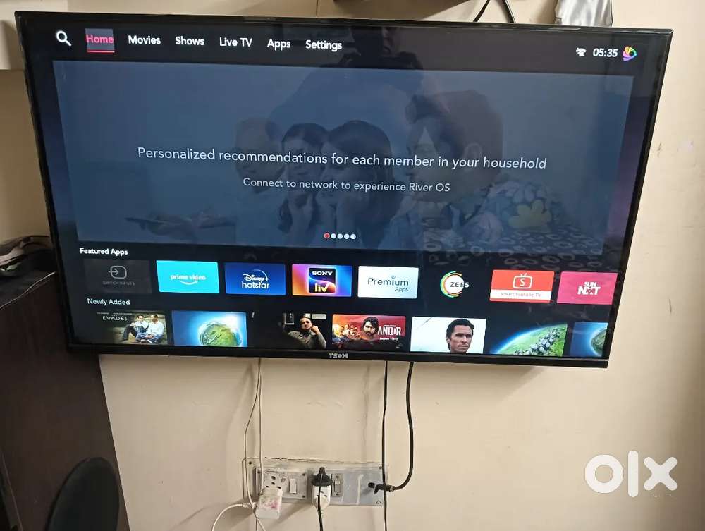 TESOM campny TV devanu che 43 inch two rimot