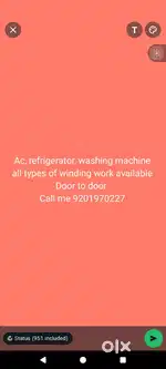 Any type of ac, refrigerator,washing machine,ro ,tulu pump,motorwindng