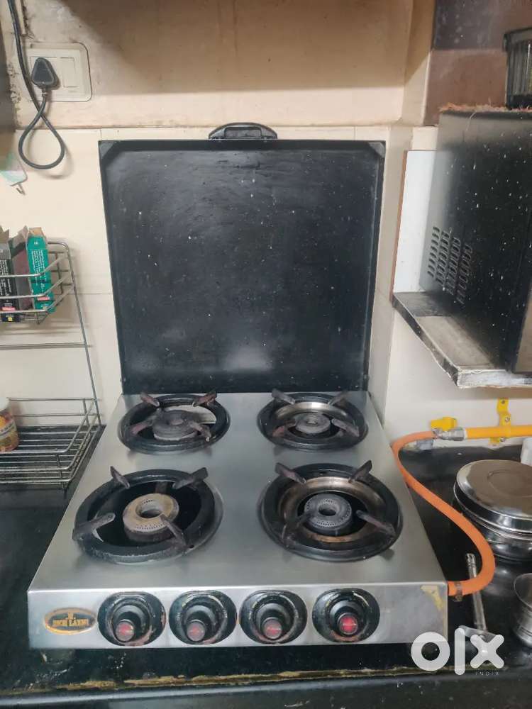 4 burner gas stove