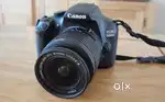 1300d good condition,,,dual battery,, charger,8gb memory card