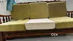 Wooden sofa