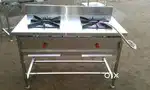 bRAND NEW 2 BURNER steel counter at whole sale rates