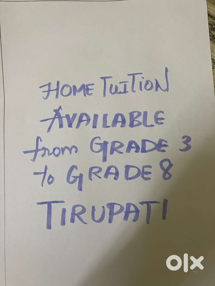 Home tuition available