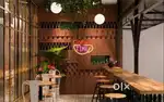 Cafe cook, workers, helpers