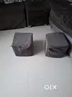 7 seater sofa with 4 puffies and center table
