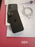 iPhone 16 black (128GB) just 8 months old full kit box bill B,H 100%
