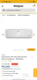 Whirlpool Split Air Conditioner
