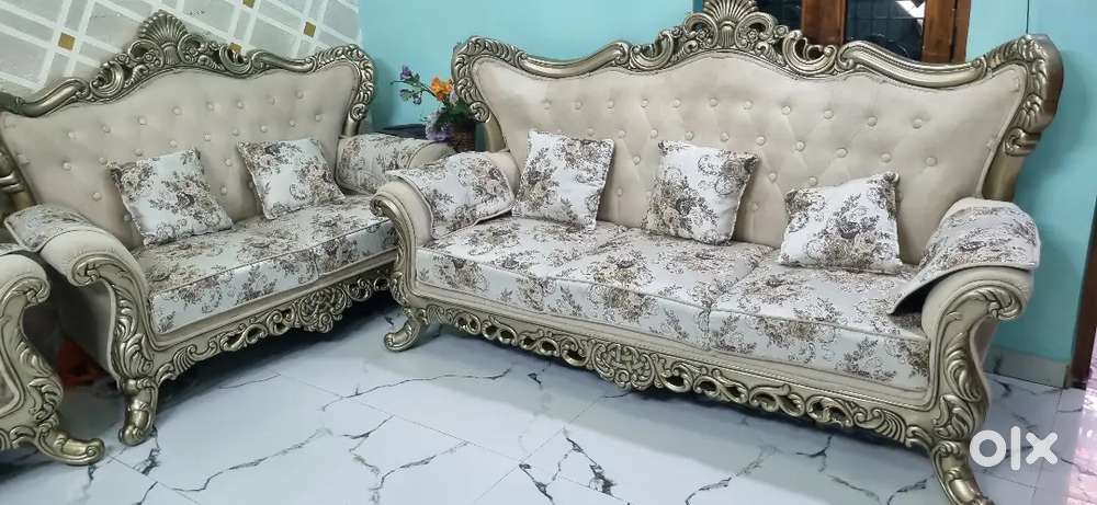Wooden Luxury Victorian Style Rajwadi sofa
