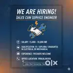 Sales and service engineer
