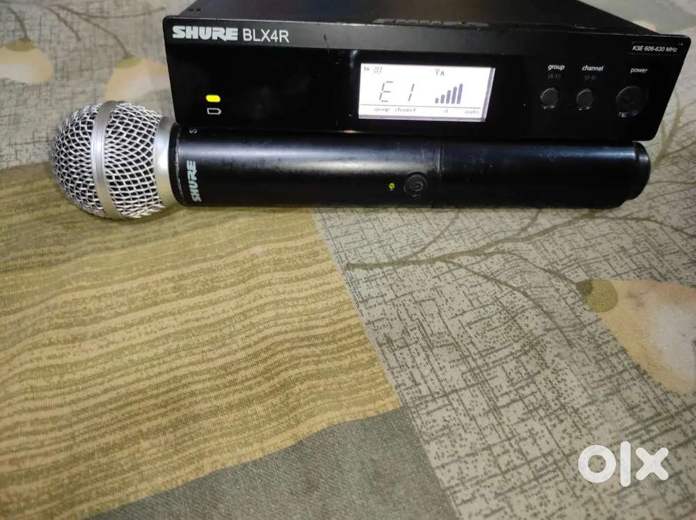 Shure wireless mic dj audio mixer sound system