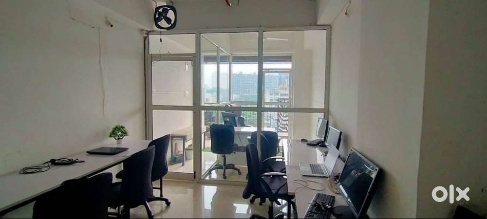 Office cabin/partition, chairs and tables for sale