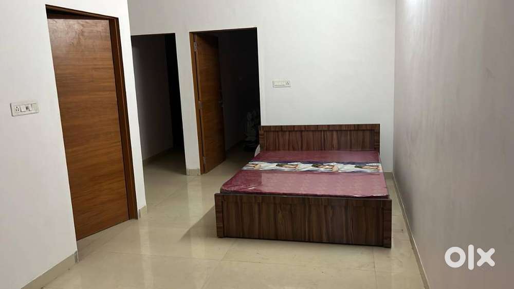 Two BHK, big living hall, two double bed, Dhawas