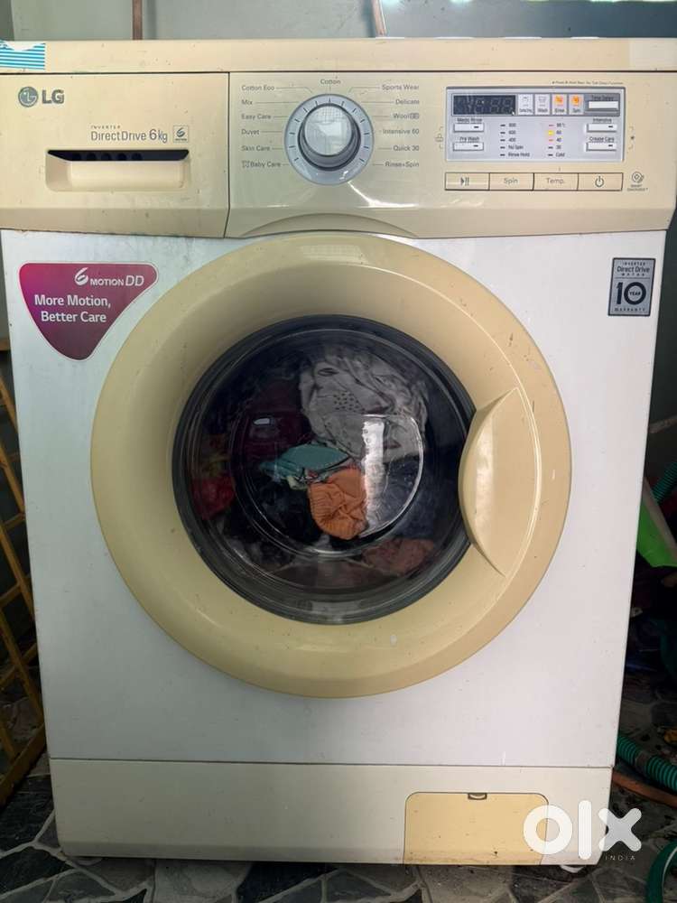LG 6kg front load washing machine