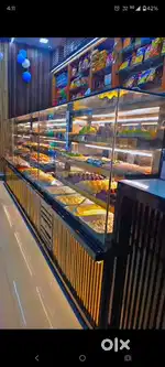 Sweet shop counter