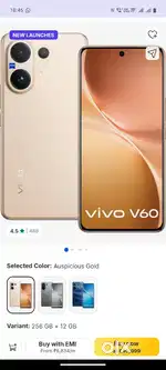 Sell my brand new vivo v60 8/256