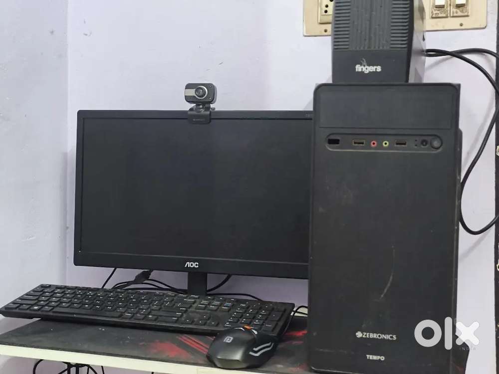 Desktop pc gaming editing