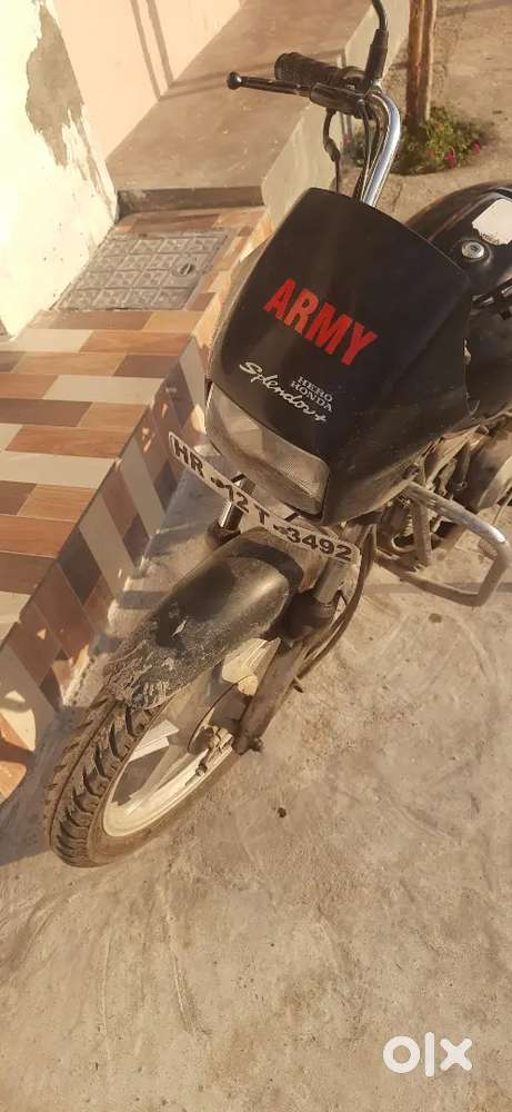 Hr no bike .army person da bike a