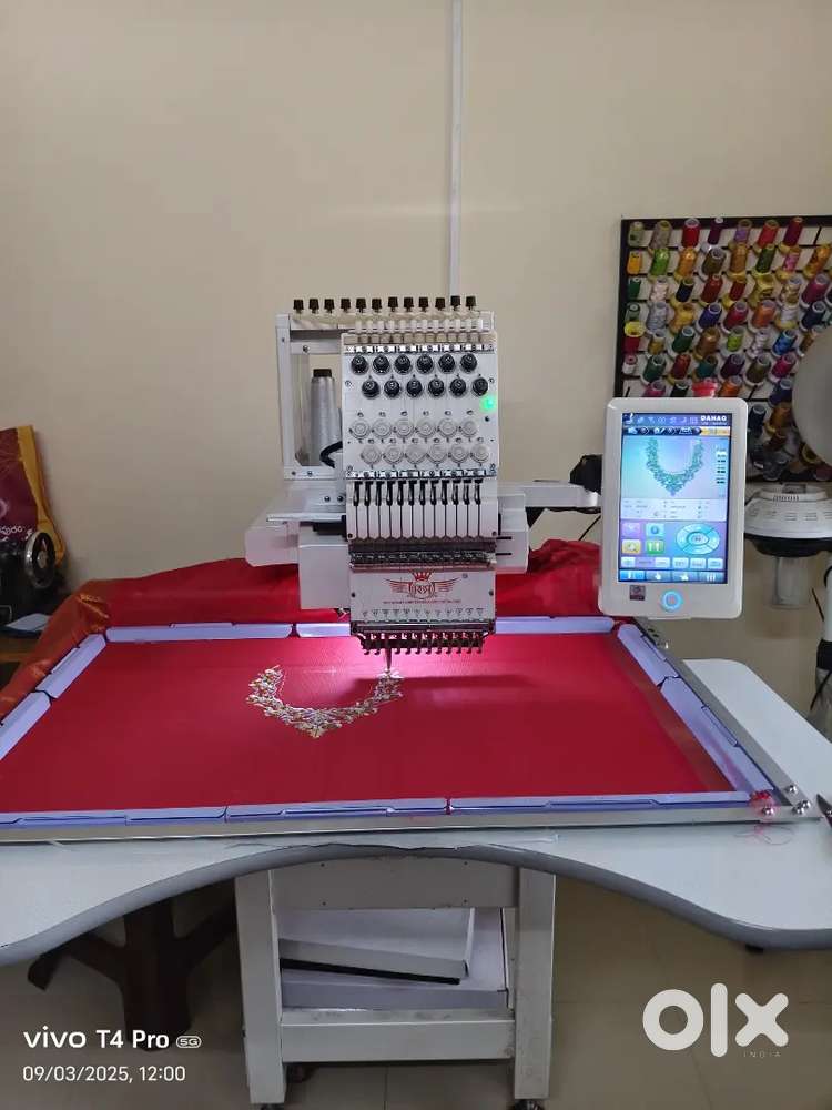 “RRR Embroidery Computer Machine in Excellent Condition”