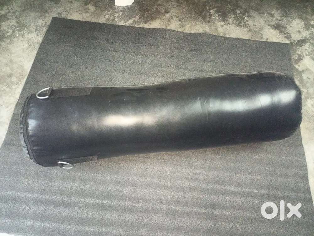 Boxing bag filled