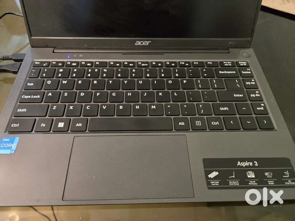 Acer Laptop i3 8GB RAM 512GB SSD within warranty 6 month old
