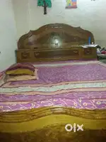 Double bed with storage