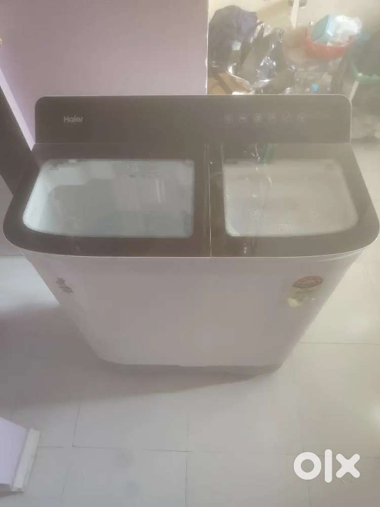 We have Led TCL T V and wardrobe and washing machine haier company