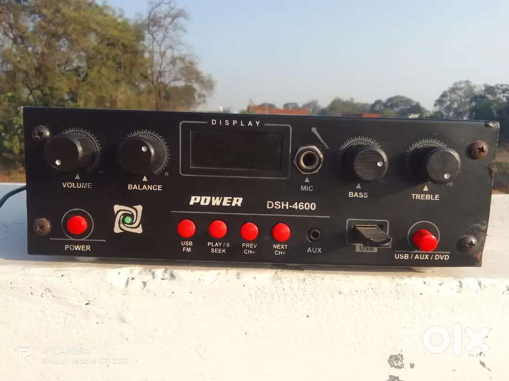 DJ sound system ampli