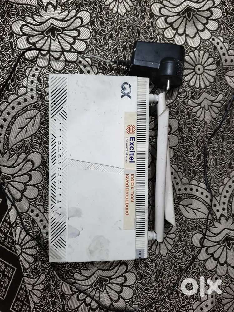 Wifi router Excitel and jio fiber also with setbox best quality