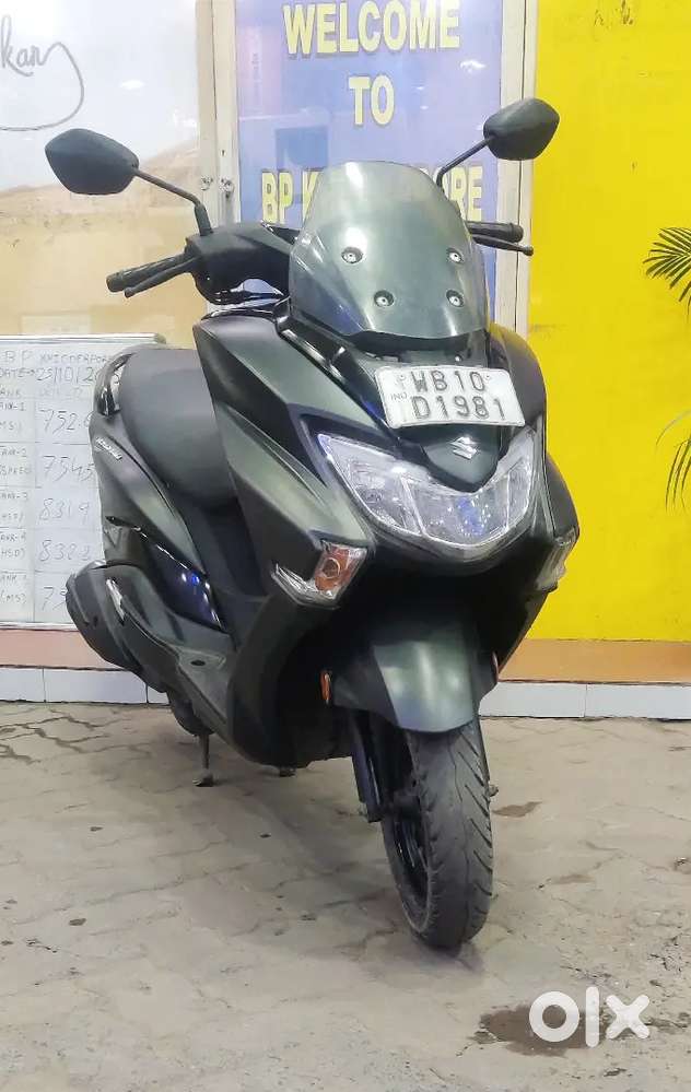 2023 E20 MAT BLACK SUZUKI BURGMAN STREET 125 IN NEW CONDITION