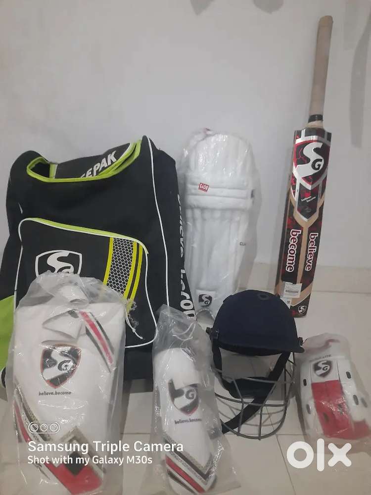 Sg cricket kit 2 month old like new