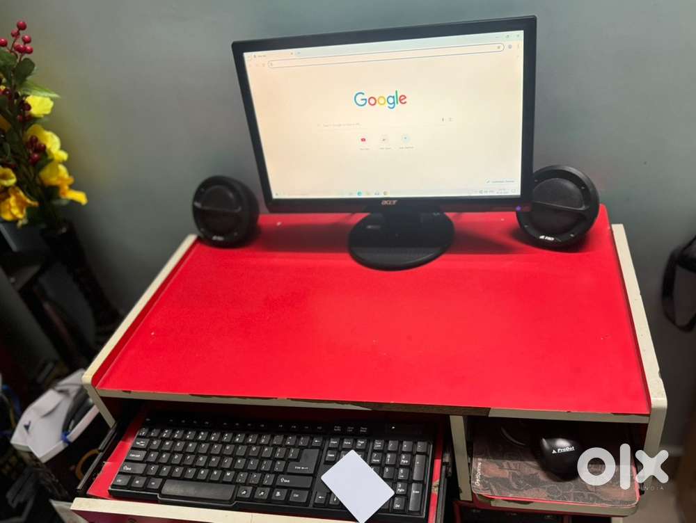 Computer with acer led with 3 year waranty left