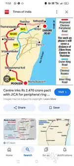 On road property sales at Mahapalipuram