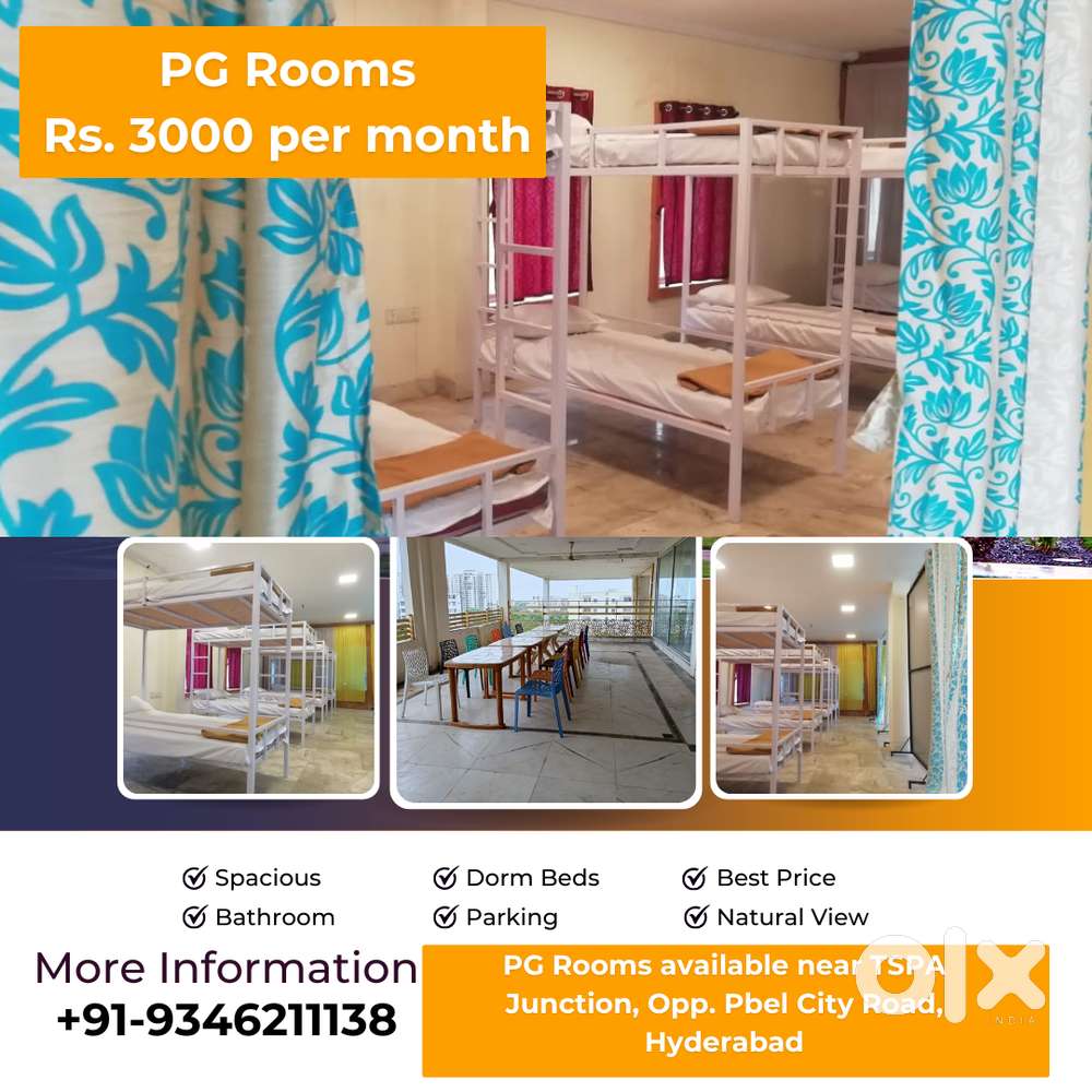 PG Rooms Available Near TSPA Junction