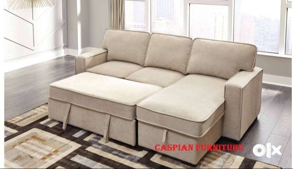 New sofa cum bed with storage at factory price with color options    B