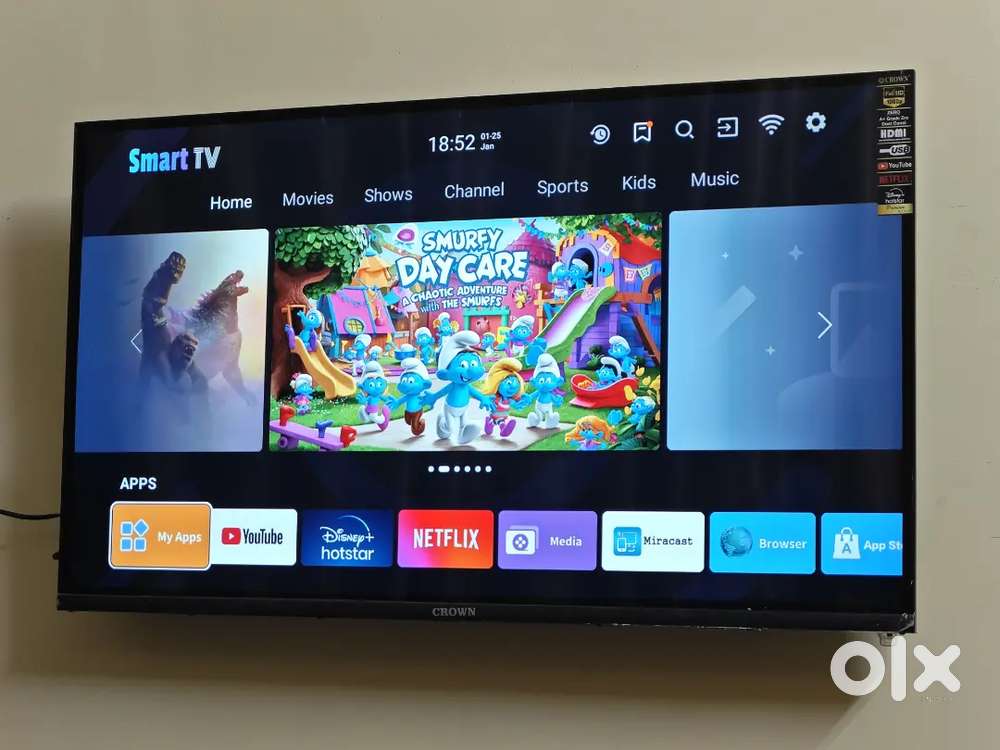 Brand new 40 inch android smart tv with warranty installation