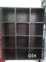 Table with storage space , Wooden rack Metal cupboard for sale