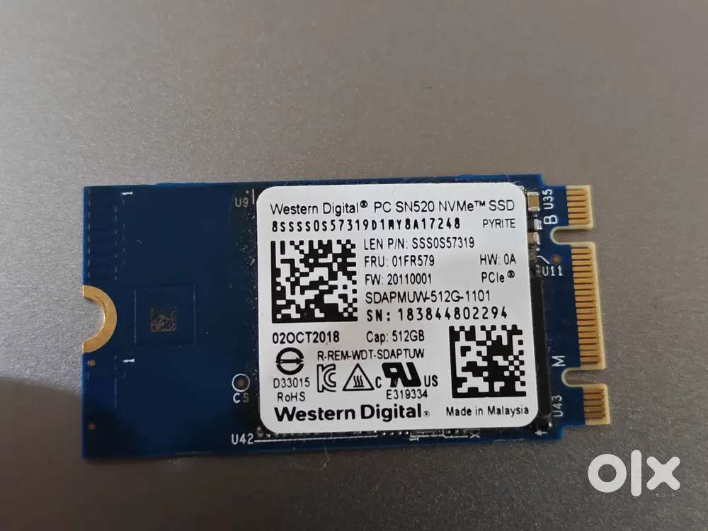 SSD SN520 M.2 2242 NVME 512 gb