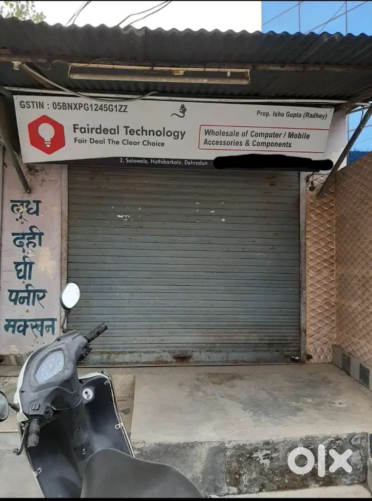Shop for rent in salawala hathibarkala backside doon one complex