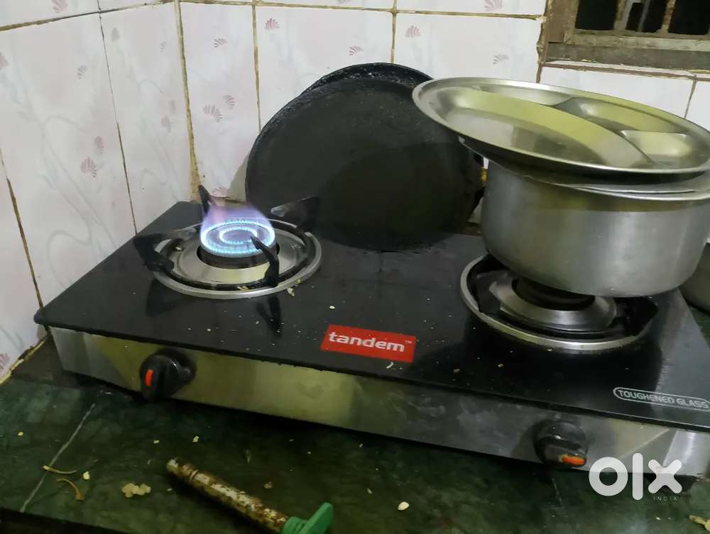 Glass stove warking