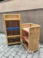 Shoe rack bamboo rack  handicrafts Wall Decor Items cane flower pot