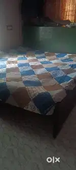 TEAKWOOD COT WITH BED FOR SALE