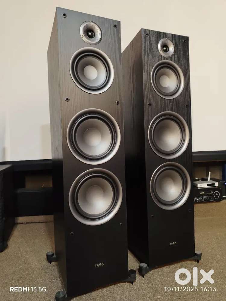 Taga Hormany 807f Tower Speaker One Pair + Focal Lcr700 Center speaker